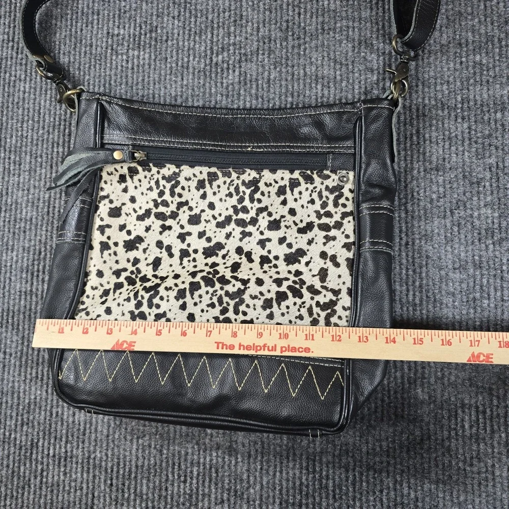 Myra NAIVE LEATHER AND HAIRON BAG Adjustable Strap‎ - Picture 5 of 8